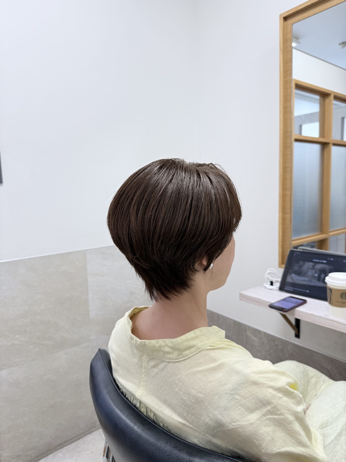 シンプルでニュートラルなショート｜上田翔太｜GO TODAY SHAiRE SALON福岡天神店