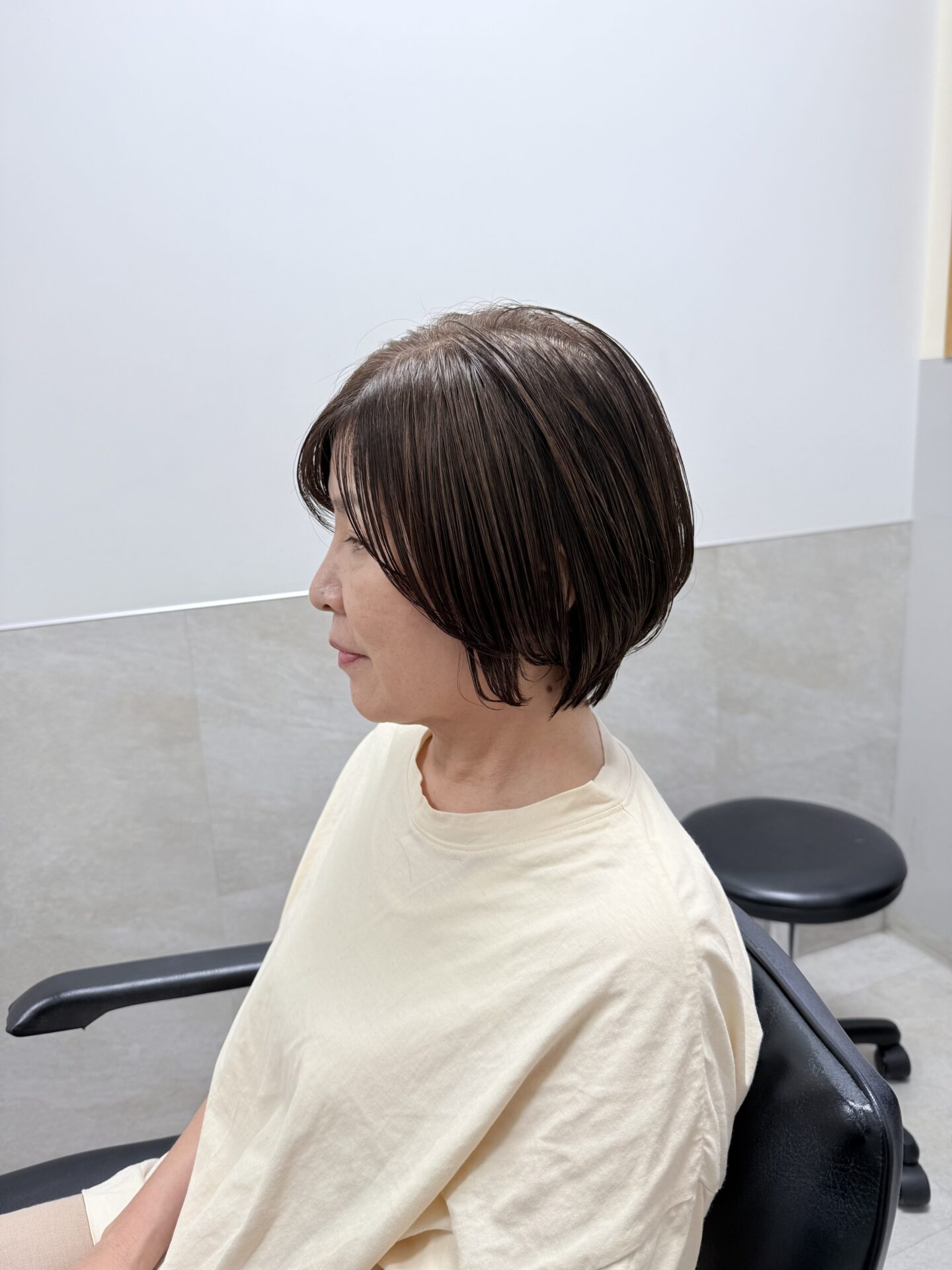 上品なショートヘア（3枚目）｜GO TODAY SHAiRE SALON福岡天神店