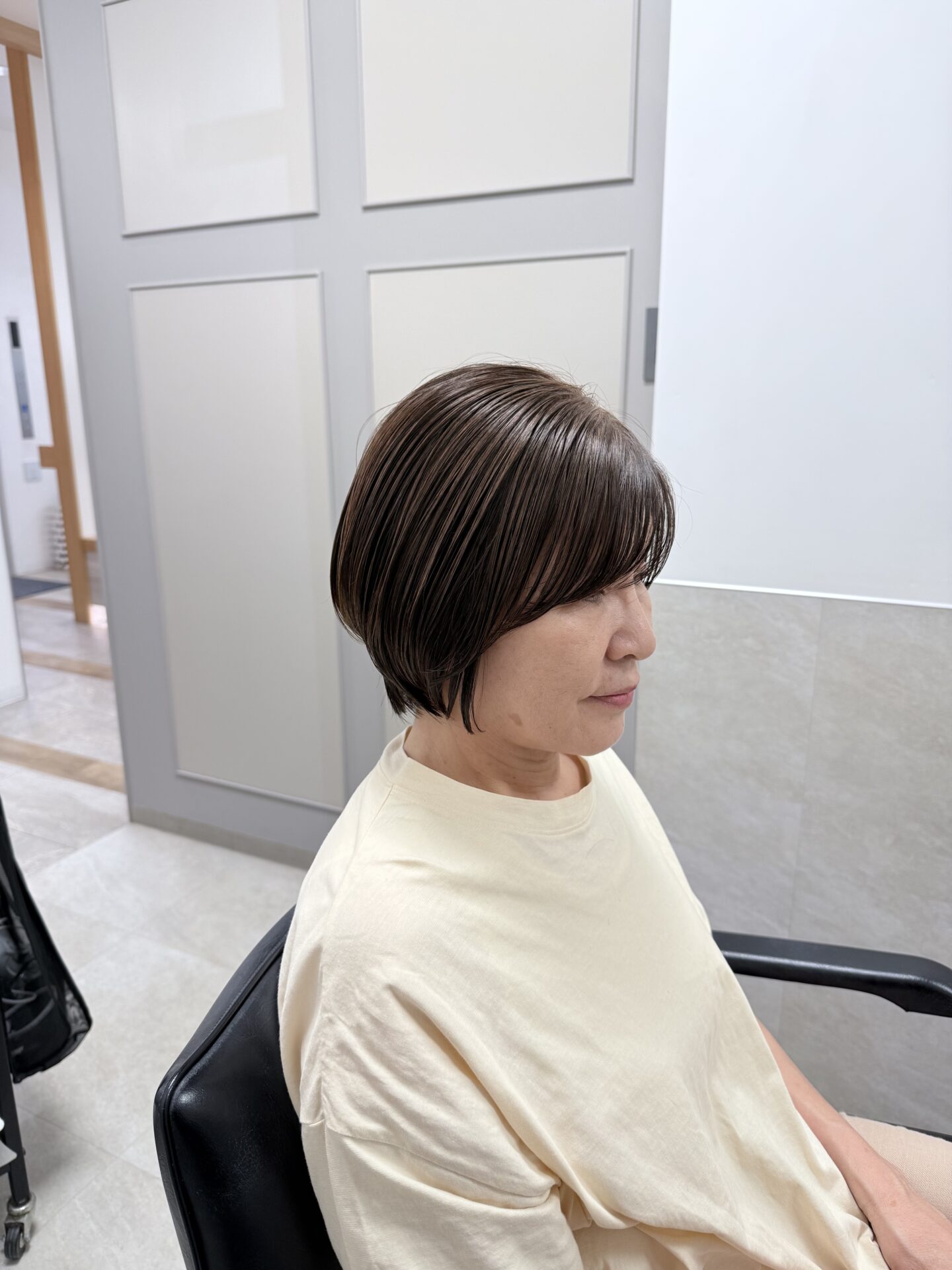 上品なショートヘア（1枚目）｜GO TODAY SHAiRE SALON福岡天神店