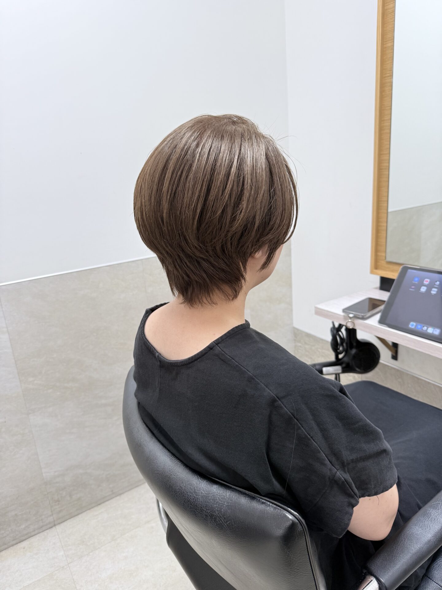 白髪率80%のカラーとショート｜上田翔太｜GO TODAY SHAiRE SALON福岡天神店