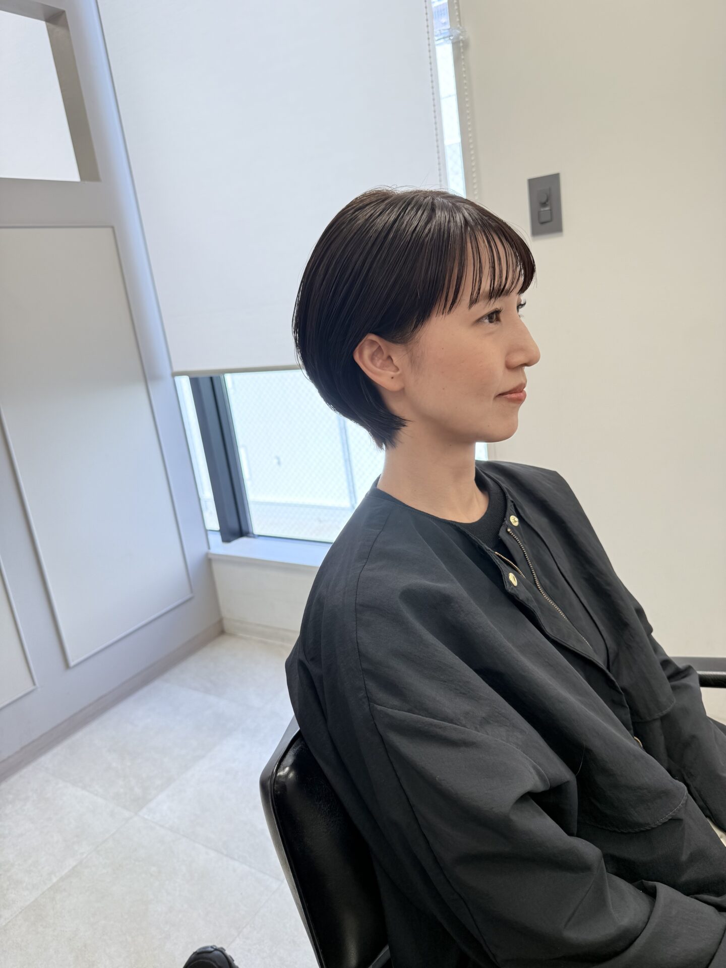 暗髪ショートボブ｜上田翔太｜GO TODAY SHAiRE SALON福岡天神店