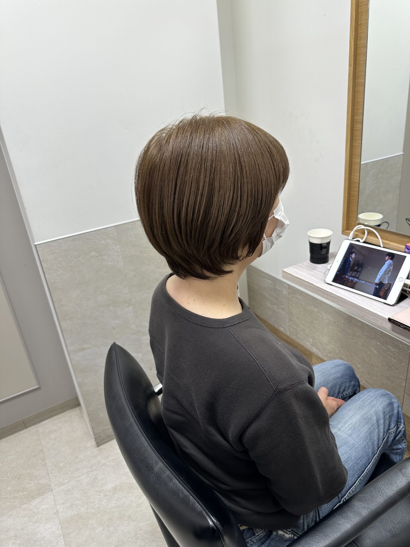 ミディアムショートレイヤー｜上田翔太｜GO TODAY SHAiRE SALON福岡天神店