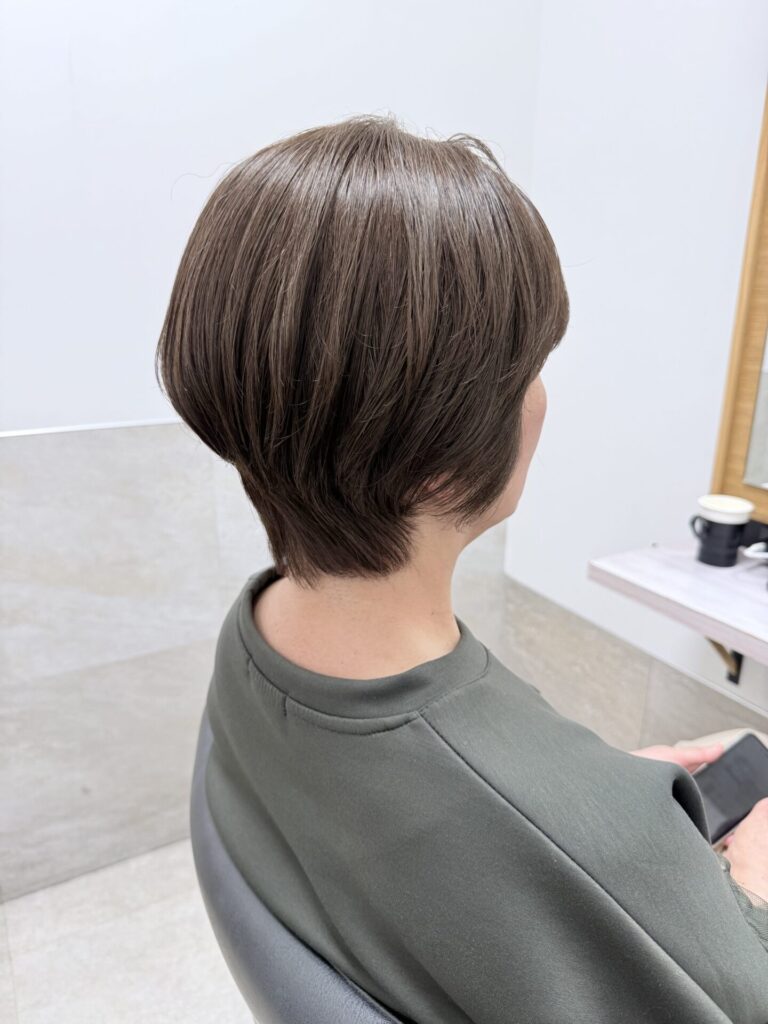 福岡県 hairlancerのヘアスタイル：5分で決まるショートヘア