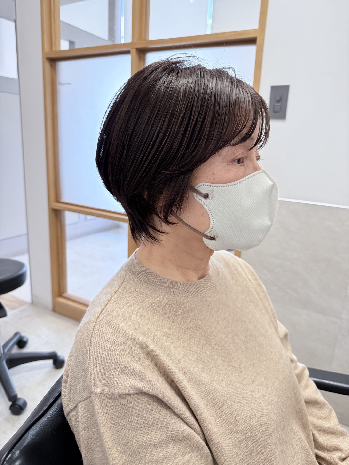 大人美人ショート（1枚目）｜GO TODAY SHAiRE SALON福岡天神店