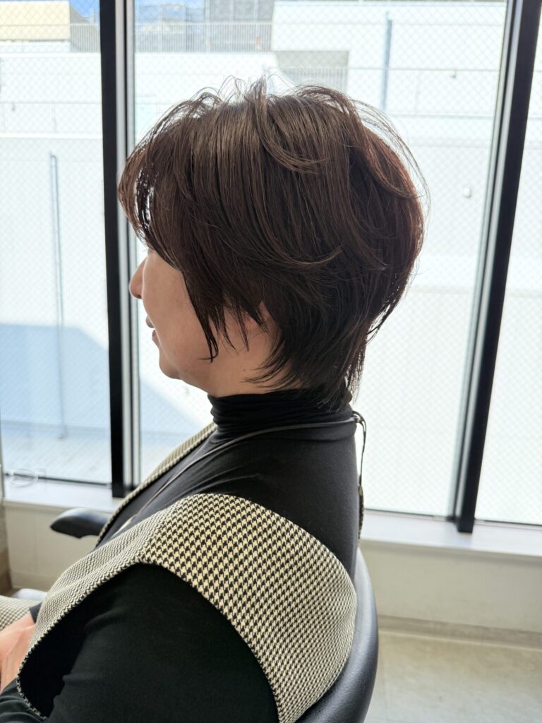 福岡県 hairlancerのヘアスタイル：大人ショートヘア