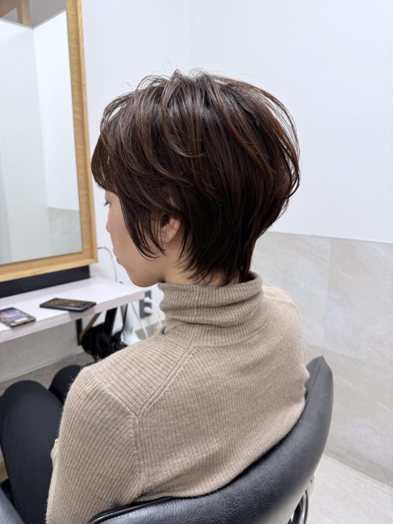 福岡県 hairlancerのヘアスタイル：ショートヘア
