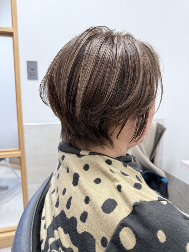 ハイライト大人ショート｜上田翔太｜GO TODAY SHAiRE SALON福岡天神店