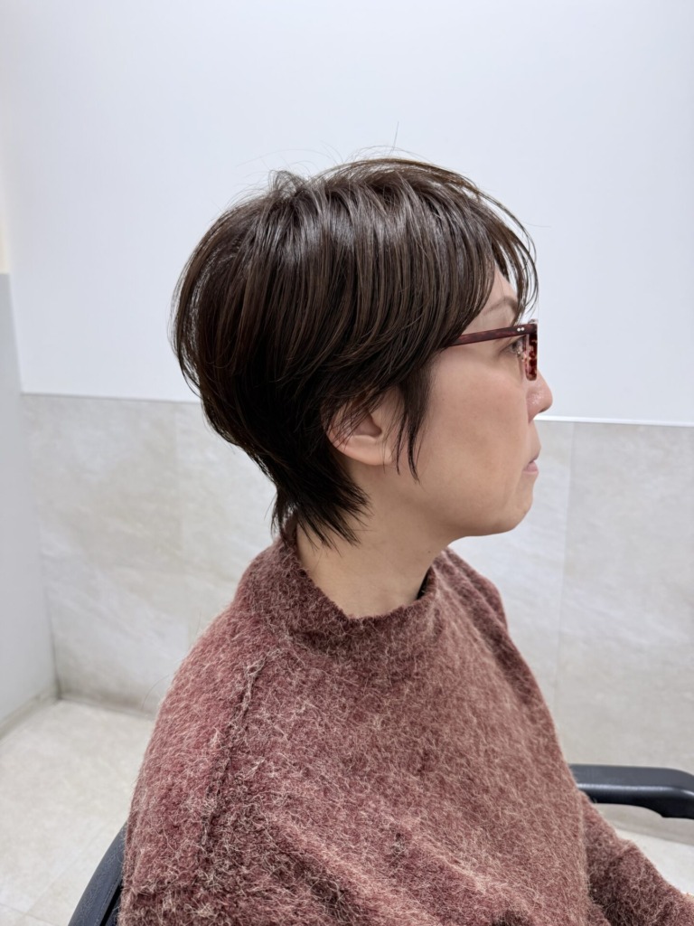 福岡県 hairlancerのヘアスタイル：ベリーショート