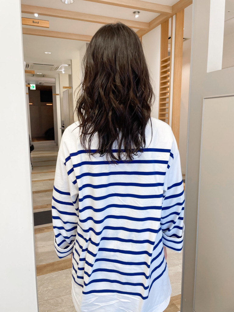 福岡県 緒方リエのヘアスタイル：レイヤースタイル