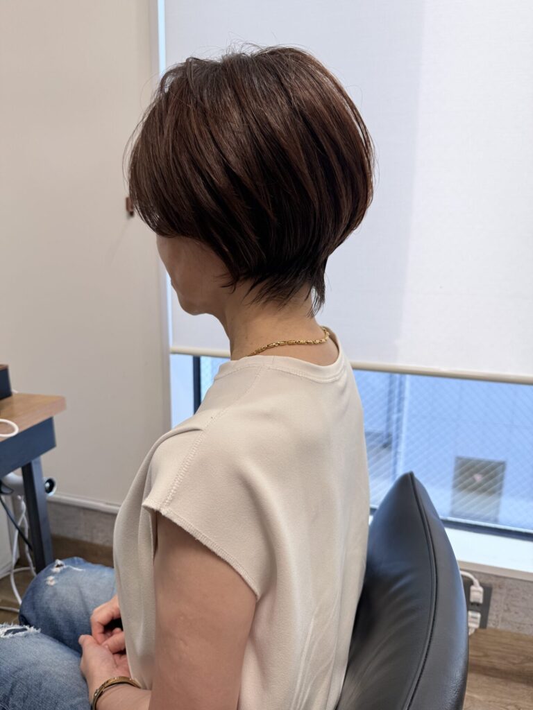 福岡県 上田翔太のヘアスタイル：大人ショート