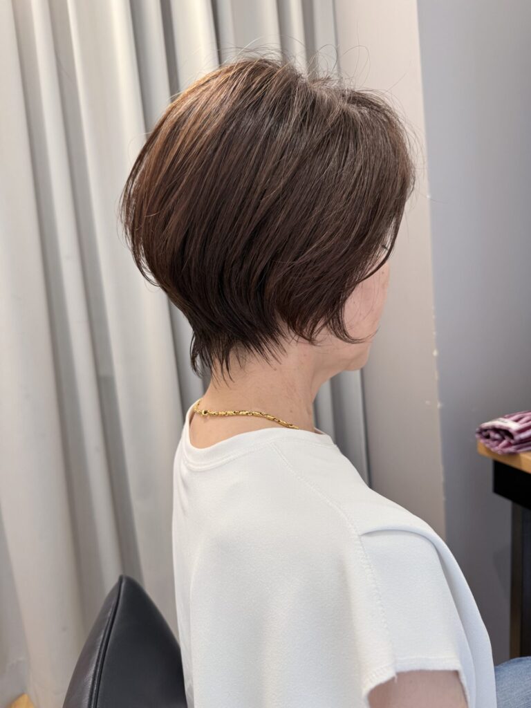 福岡県 上田翔太のヘアスタイル：大人ショート
